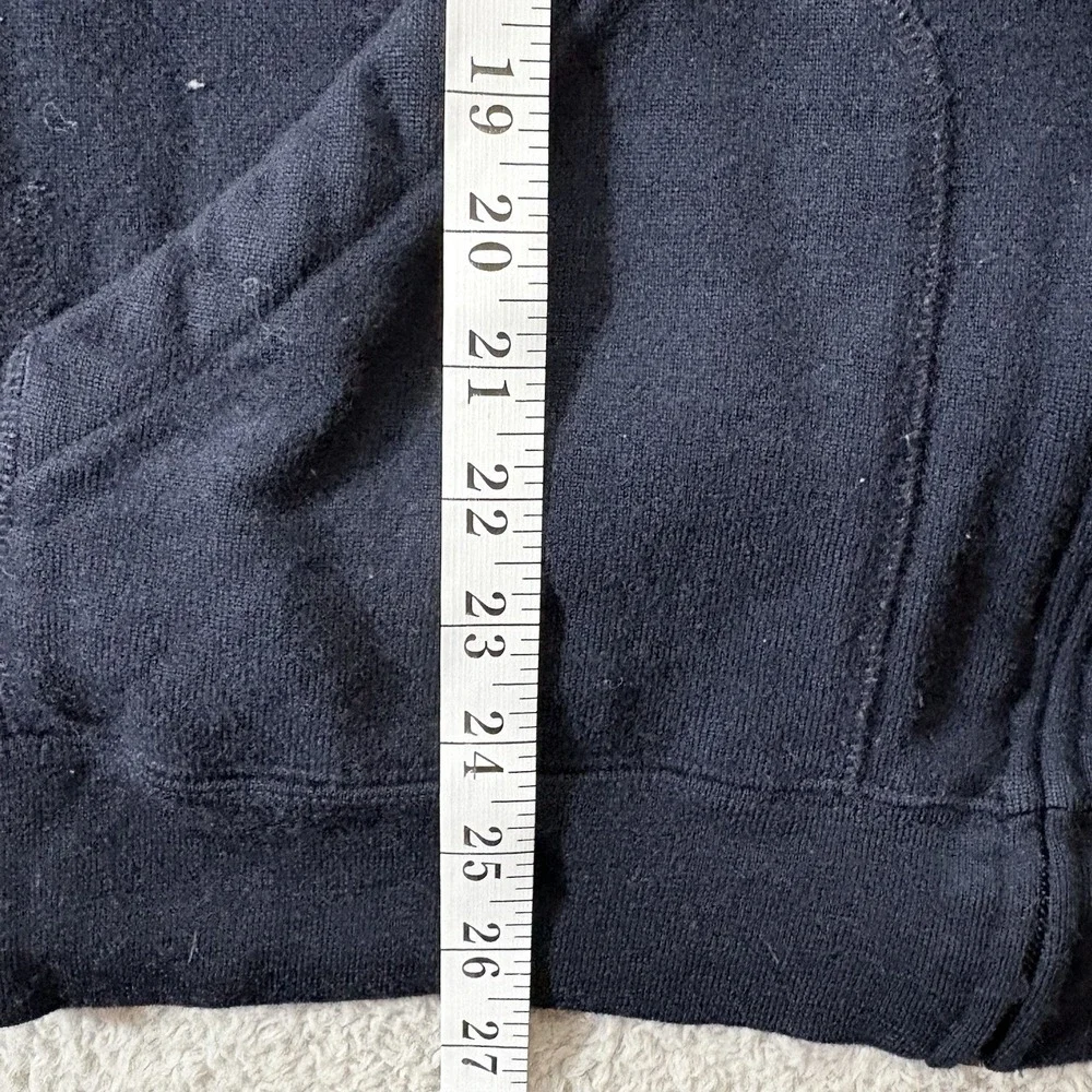 Polo Ralph Lauren Sweater Mens XL Navy Blue Wool Blend Full Zip‎ Grandpa Classic